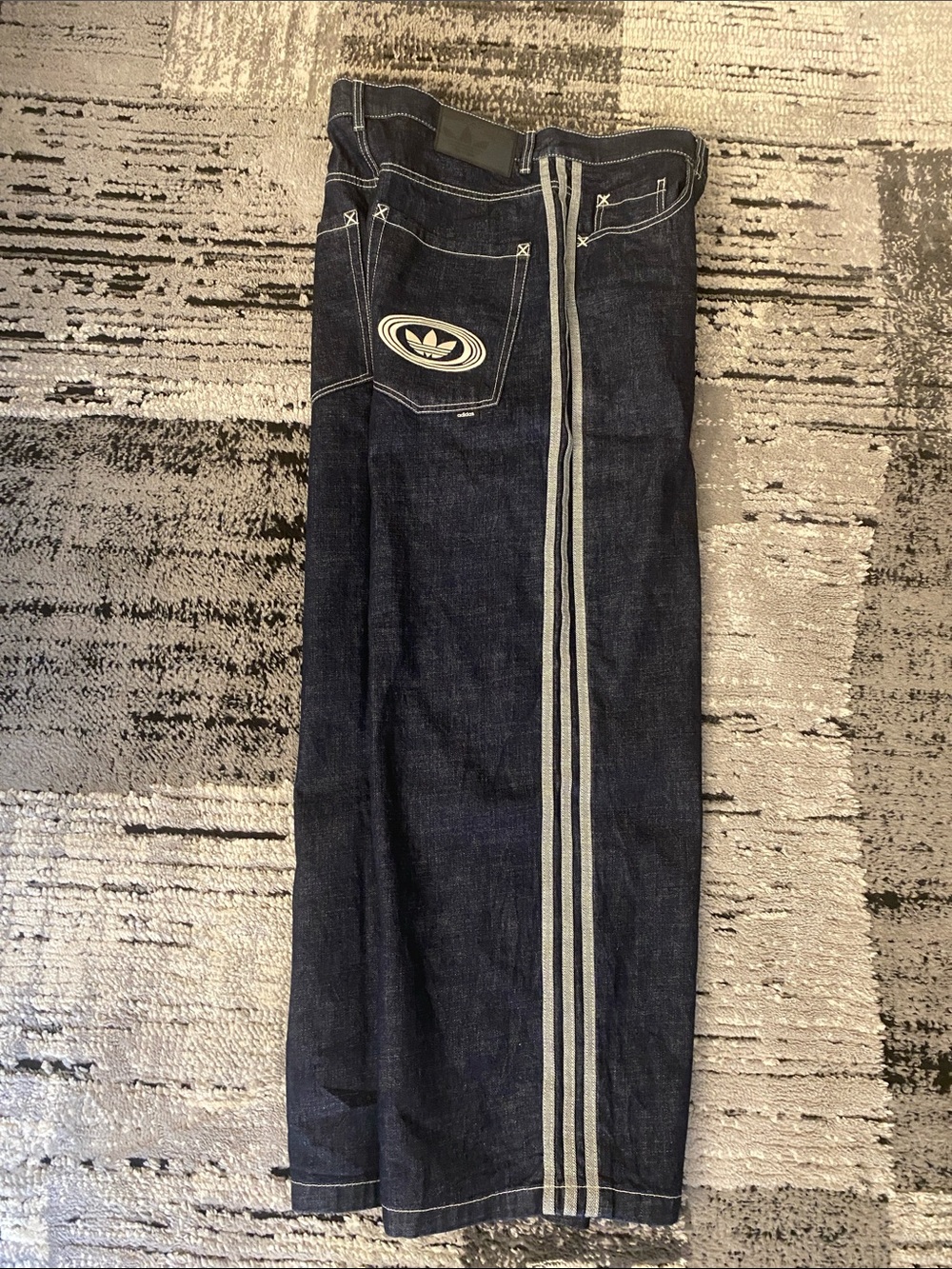 New Men’s Adidas Originals 90S ALTERNATIVE SPORT WIDE LEG SKATER JEAN 34